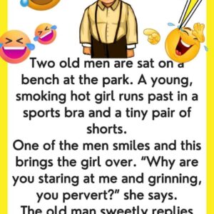 Old Men Sitting On A Bench…We’ve chuckled with tears with this joke… YOU CAN READ ENTIRE JOKE IN THE FIRST COMMENT Old Men Sitting On A Bench…We’ve chuckled with tears with this joke… YOU CAN READ ENTIRE JOKE IN THE FIRST COMMENT
