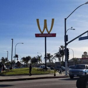 McDonald’s has turned its golden arches upside down to make an interesting statement. McDonald’s has turned its golden arches upside down to make an interesting statement.