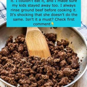 Should You Rinse Ground Beef? Should You Rinse Ground Beef?